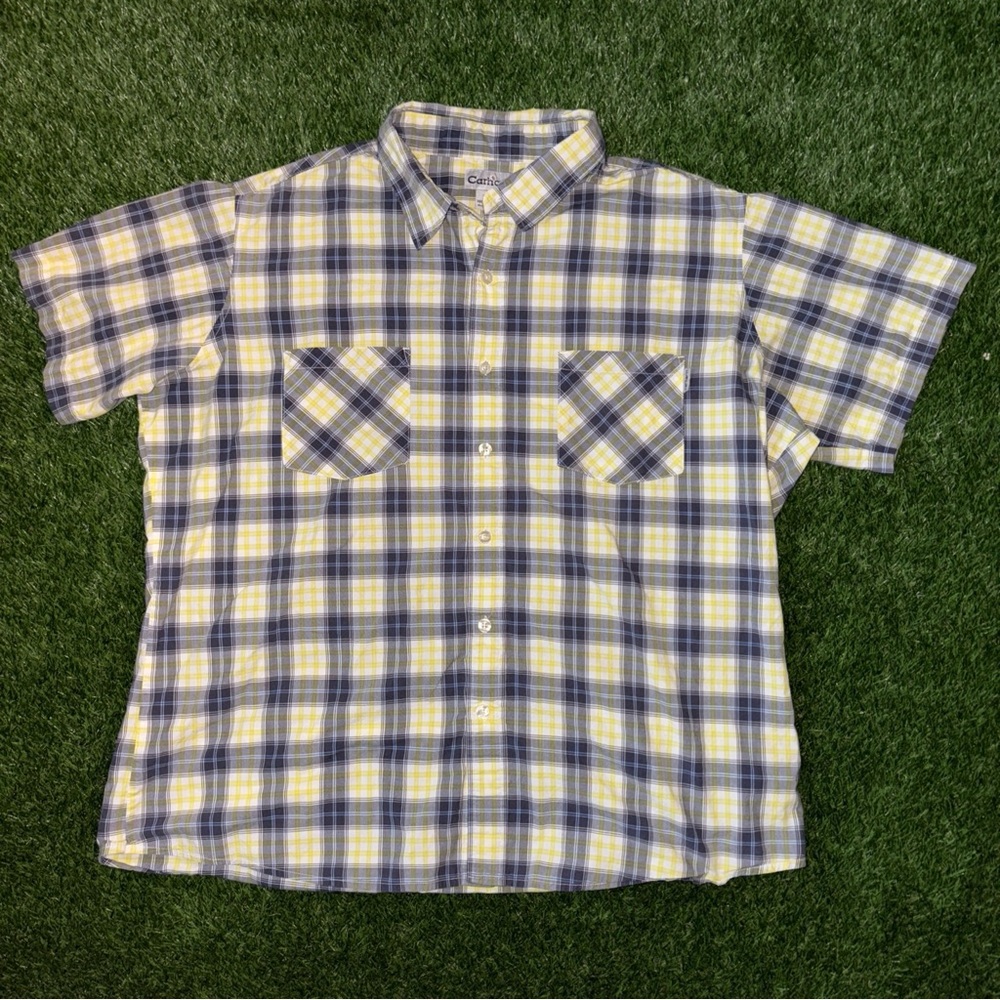 Carhartt men’s button plaid shirt